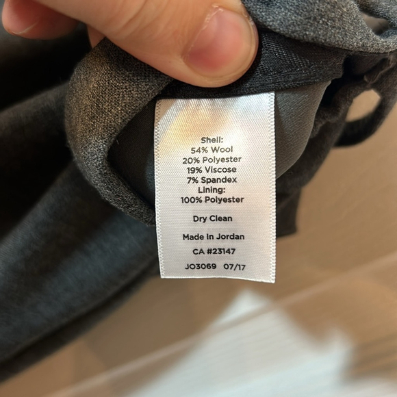 Talbots Hampshire Wool Blend Ankle Dress Pants 14W - Picture 5 of 7